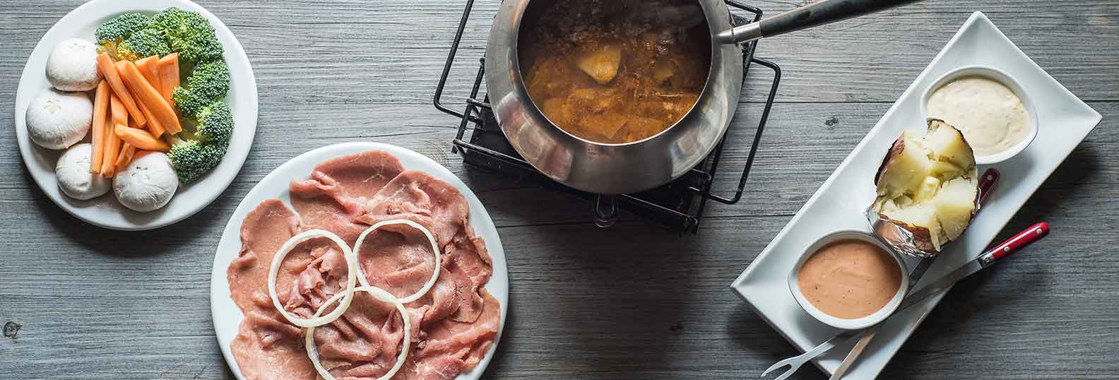 Fondue au boeuf